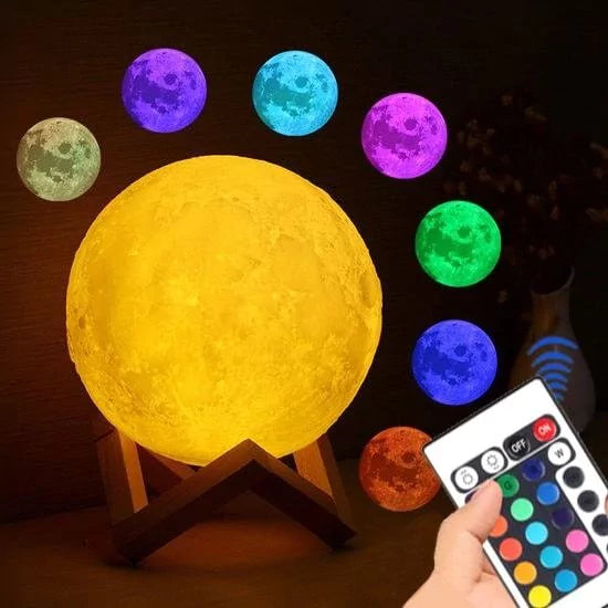 LAMPARA LUNA 3D